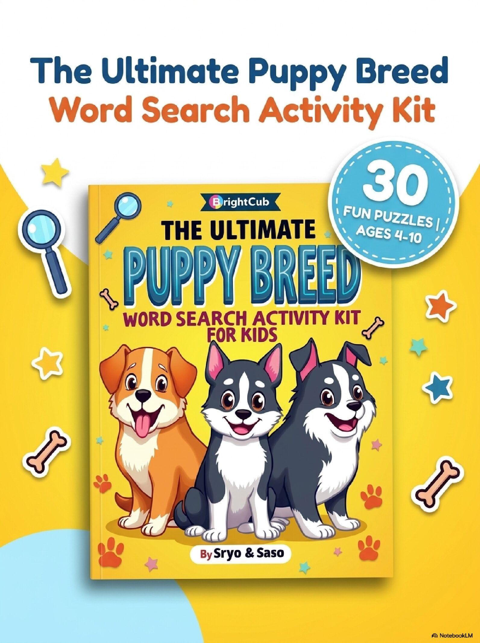 THE ULTIMATE PUPPY BREED WORD SEARCH ACTIVITY KIT FOR KIDS