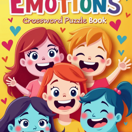 Emotions Crossword Puzzle Book Ages 4-8