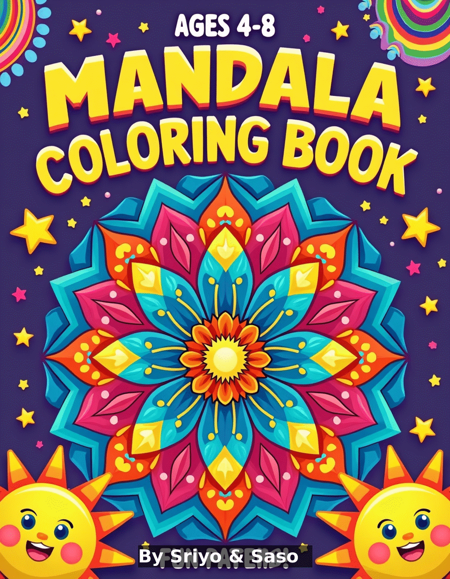 Mandala Coloring Book for Kids Ages 4-8: Fun Patterns