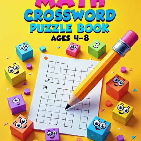 Math Crossword Puzzle Book Ages 4-8