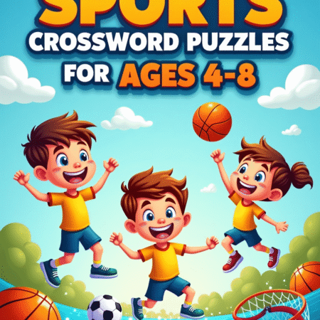 Sports Crossword Puzzles for Ages 4-8