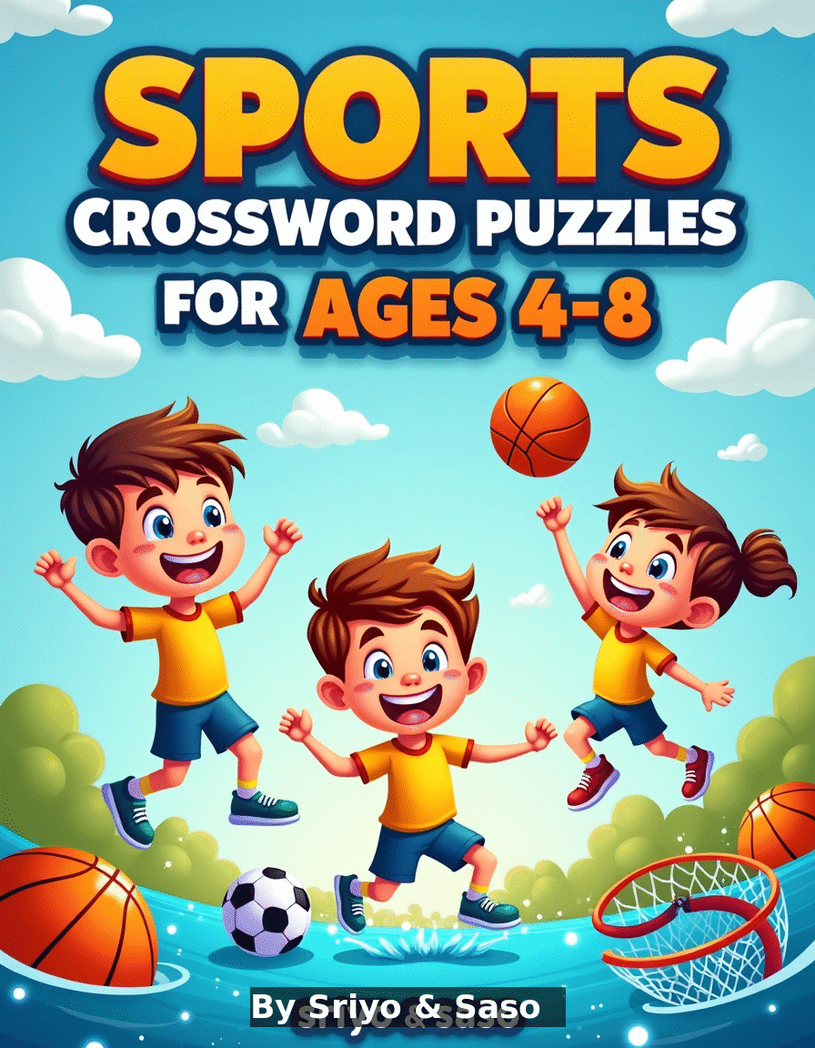 Sports Crossword Puzzles for Ages 4-8